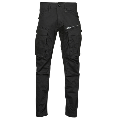 Ruhák Férfi Oldalzsebes nadrágok G-Star Raw rovic zip 3d regular tapered Fekete 