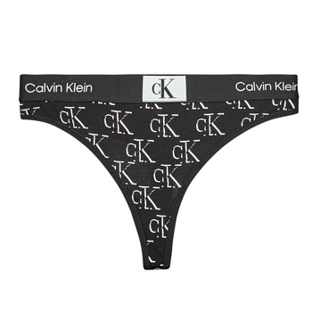 Fehérnemű Női Stringek Calvin Klein Jeans MODERN THONG Fekete 