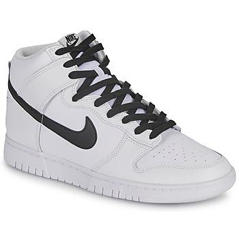 Cipők Férfi Magas szárú edzőcipők Nike DUNK HIGH RETRO Fehér / Fekete 