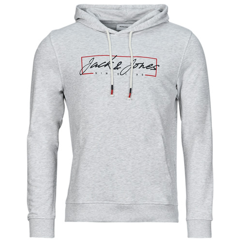 Ruhák Férfi Pulóverek Jack & Jones JJZURI SWEAT HOOD Fehér