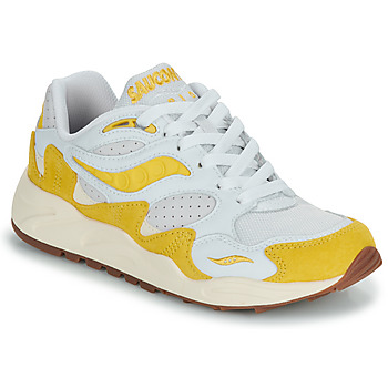 Cipők Rövid szárú edzőcipők Saucony Grid Shadow 2 Fehér / Citromsárga