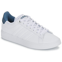 Cipők Női Rövid szárú edzőcipők Adidas Sportswear GRAND COURT 2.0 Fehér / Farmer