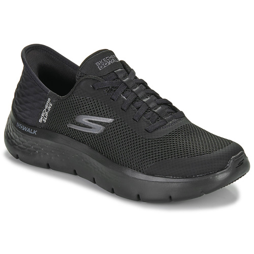 Cipők Női Rövid szárú edzőcipők Skechers HANDS FREE SLIP INS : GO WALK FLEX - GRAND ENTRY Fekete 