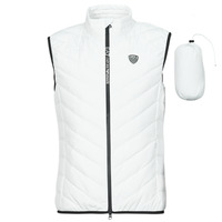 Ruhák Férfi Steppelt kabátok Emporio Armani EA7 PREMIUM SHIELD DOWN WAISTCOAT Fehér