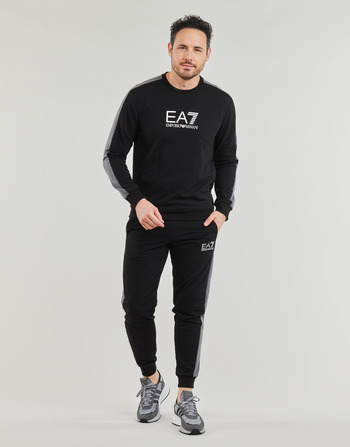 Ruhák Férfi Melegítő együttesek Emporio Armani EA7 TRACKSUIT 3DPV09 Fekete  / Szürke / Fehér