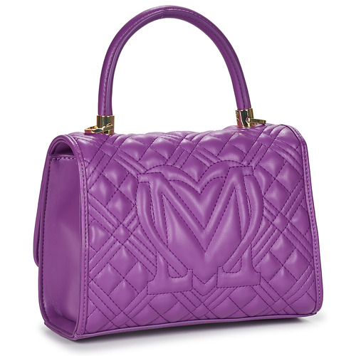 Love Moschino QUILTED TAB Lila