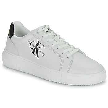 Cipők Férfi Rövid szárú edzőcipők Calvin Klein Jeans CHUNKY CUPSOLE MONO LTH Fehér / Fekete 