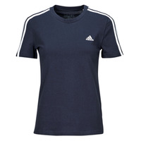 Ruhák Női Rövid ujjú pólók Adidas Sportswear W 3S T Tengerész / Fehér