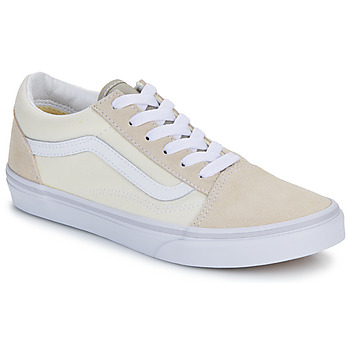 Cipők Gyerek Rövid szárú edzőcipők Vans JN Old Skool NATURAL BLOCK MULTI/TRUE WHITE Bézs