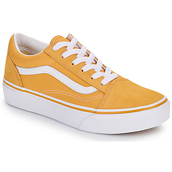 Cipők Lány Rövid szárú edzőcipők Vans Old Skool Platform GOLDEN GLOW Citromsárga