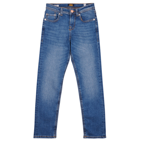 Ruhák Fiú Egyenes szárú farmerek Jack & Jones JJICLARK JJORIG STRETCH SQ 223 NOOS JNR Kék