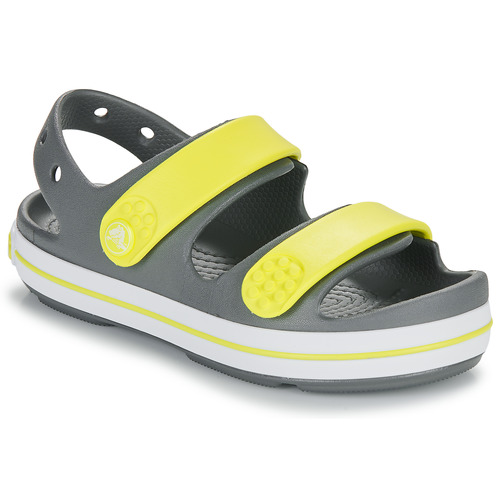 Cipők Gyerek Szandálok / Saruk Crocs Crocband Cruiser Sandal K Szürke / Citromsárga