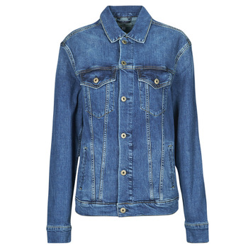 Ruhák Női Farmerkabátok Pepe jeans BOYFRIEND JACKET Kék