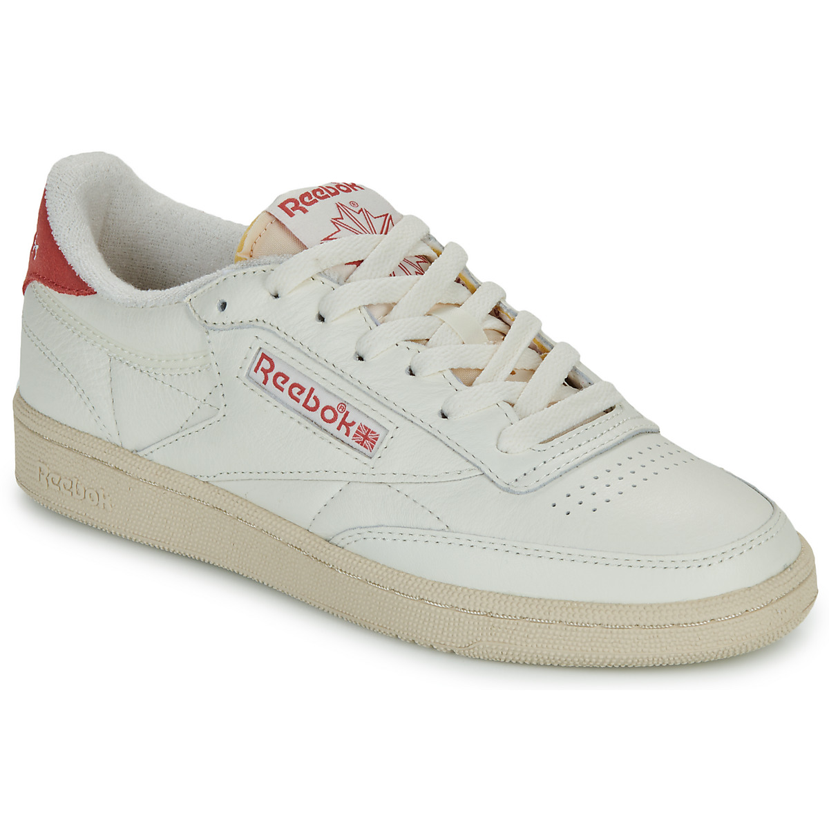 Cipők Rövid szárú edzőcipők Reebok Classic CLUB C 85 VINTAGE Fehér / Narancssárga