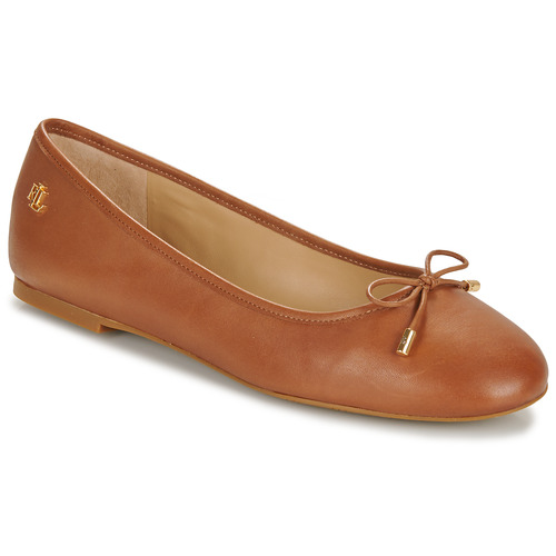 Cipők Női Balerina cipők
 Lauren Ralph Lauren JAYNA-FLATS-CASUAL Konyak