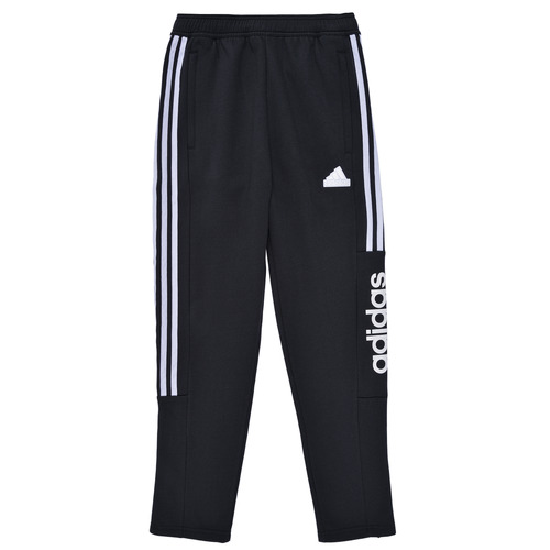 Ruhák Gyerek Futónadrágok / Melegítők Adidas Sportswear Fleece Tiro Tracksuit Bottoms Fekete  / Fehér