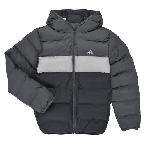 Ruhák Fiú Steppelt kabátok Adidas Sportswear Synthetic Down Jacket Szürke / Fekete 