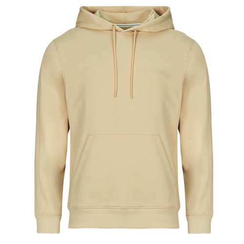 Ruhák Férfi Pulóverek Calvin Klein Jeans INSTITUTIONAL HOODIE Bézs