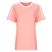 Ruhák Női Rövid ujjú pólók Adidas Sportswear Essentials 3-Stripes T-Shirt Rózsaszín