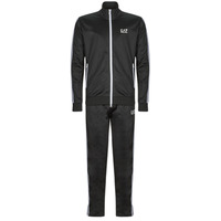 Ruhák Férfi Melegítő együttesek Emporio Armani EA7 7 LINES TRACKSUIT Fekete  / Fehér