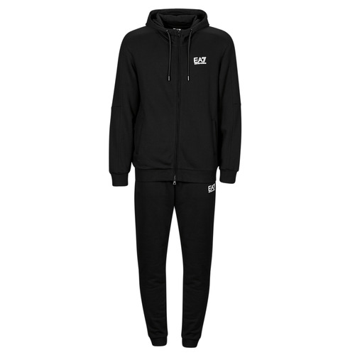 Ruhák Férfi Melegítő együttesek Emporio Armani EA7 VISIBILITY TRACKSUIT Fekete  / Fehér