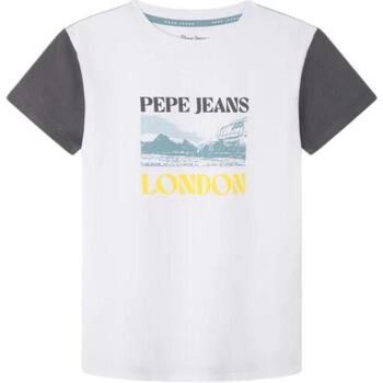 Ruhák Fiú Rövid ujjú pólók Pepe jeans  Fehér