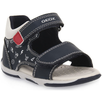 Cipők Fiú Szandálok / Saruk Geox 0735 TAPUZ SANDAL Kék