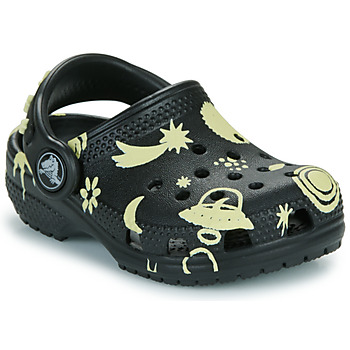 Cipők Fiú Klumpák Crocs Classic Glow Space Clog T Fekete  / Fusée