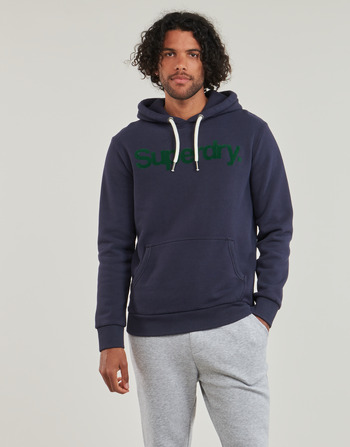 Ruhák Férfi Pulóverek Superdry HOODED CORE LOGO Tengerész