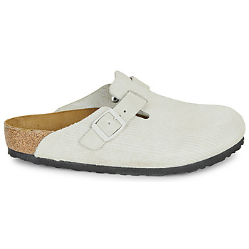 Birkenstock Boston LEVE Corduroy Antique White