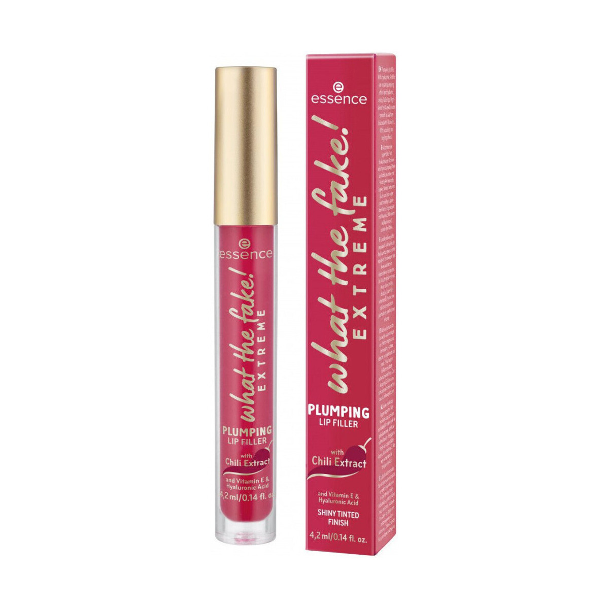 szepsegapolas Női Szájfény Essence Extreme Plumping Lip Gloss What The Fake! Piros