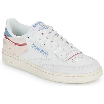 Cipők Női Rövid szárú edzőcipők Reebok Classic CLUB C 85 Fehér / Rózsaszín