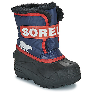 Cipők Gyerek Hótaposók Sorel CHILDRENS SNOW COMMANDER Kék / Piros