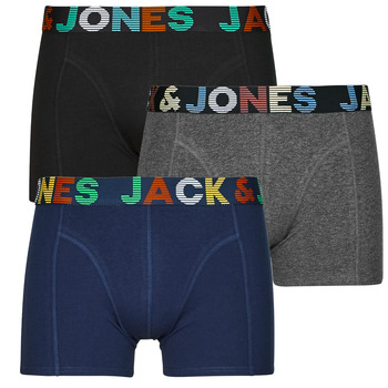 Fehérnemű Férfi Boxerek Jack & Jones JACETHAN X3 Szürke