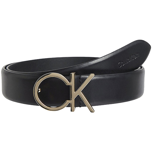 Textil kiegészítők Női Övek Calvin Klein Jeans RE-LOCK CK LOGO BELT 30MM K60K610157 Fekete 