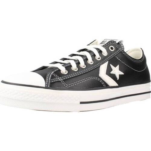 Cipők Férfi Divat edzőcipők Converse STAR PLAYER 76 FALL LEATHER Fekete 