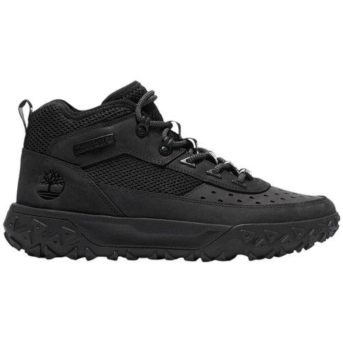 Cipők Férfi Divat edzőcipők Timberland GREENSTRIDE MOTION 6 MID LACE UP HIKING Fekete 