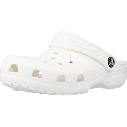 Cipők Fiú Lábujjközös papucsok Crocs CLASSIC CLOG K Fehér