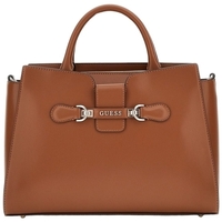 Táskák Női Kézitáskák Guess NOLANA GIRLFRIEND SATCHEL Barna