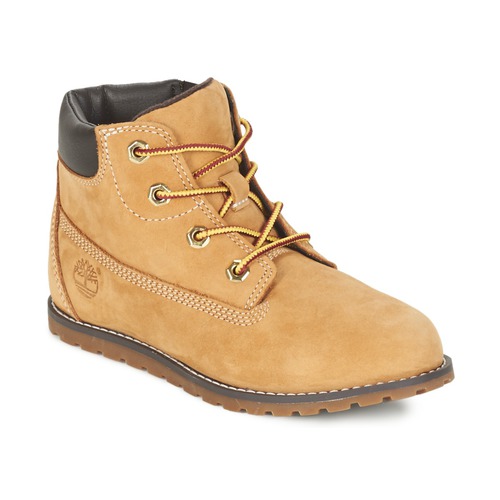 Cipők Gyerek Csizmák Timberland POKEY PINE 6IN BOOT WITH Búza