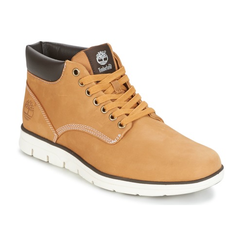 Cipők Férfi Magas szárú edzőcipők Timberland BRADSTREET CHUKKA LEATHER Barna