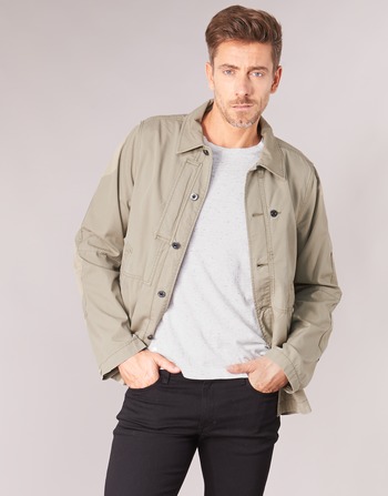 Ruhák Férfi Dzsekik G-Star Raw RACKAM OVERSHIRT Bézs