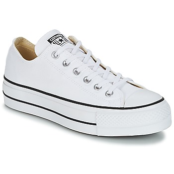 Cipők Női Rövid szárú edzőcipők Converse Chuck Taylor All Star Lift Clean Ox Core Canvas Fehér