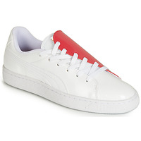 Scarpe Donna Sneakers basse Puma WN BASKET CRUSH.WH-HIBISCU Bianco