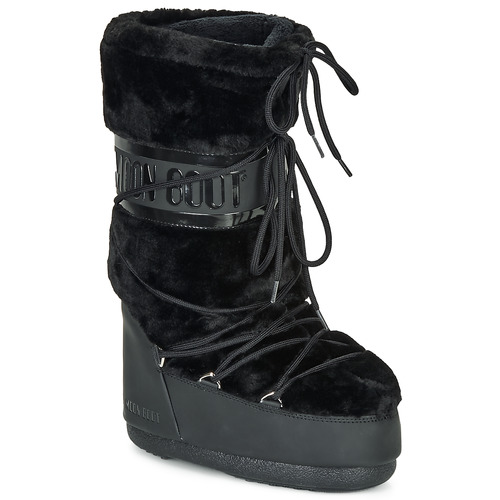 Scarpe Donna Stivali da neve Moon Boot MOON BOOT CLASSIC FAUX FUR Nero