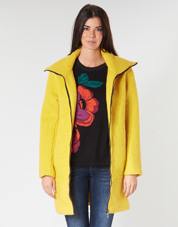 Abbigliamento Donna Cappotti Desigual LAND Giallo