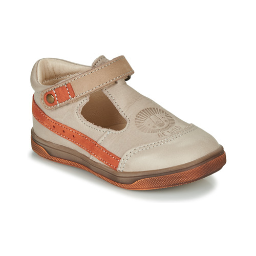 Scarpe Bambino Sandali GBB ANGOR Beige / Arancio