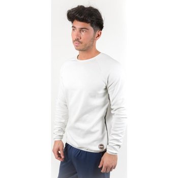 Abbigliamento Uomo Felpe Colmar Felpa Giro Con Termonastrature Bianco