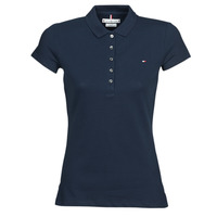 Abbigliamento Donna Polo maniche corte Tommy Hilfiger HERITAGE SS SLIM POLO Marine