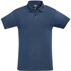 Abbigliamento Uomo Polo maniche corte Sols 11346 Blu